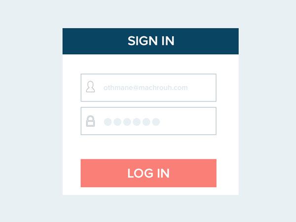 网页与APP中那些优美的登陆表单