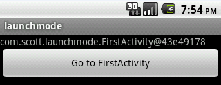 Activity的四种launchMode