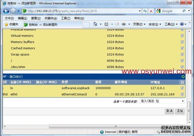 CactiEZ 中文版V10.1安装使用以及139邮箱短信报警设置