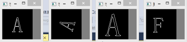 【练习8.10】直接使用cvFindContour的结果图片和cvDrawContour的方式提取Hu矩，观察在图片缩放或旋转时的稳定性