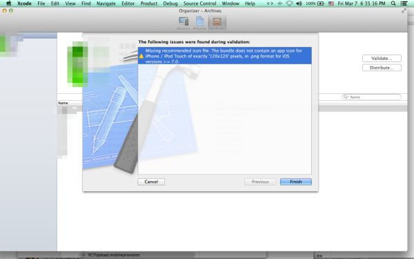 Unable to Distribute in Xcode5?