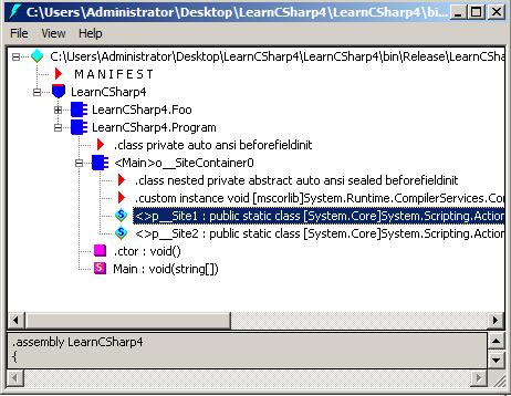 c#4.0新特性之一: Dynamic Lookup (1)