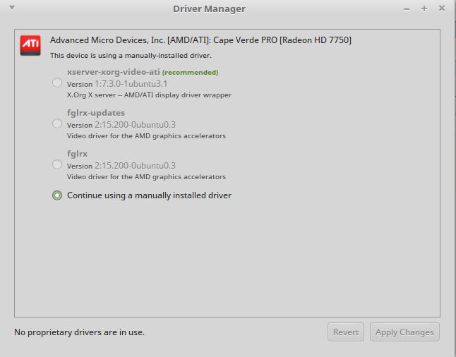 Linux Mint---ATI显卡驱动安装篇