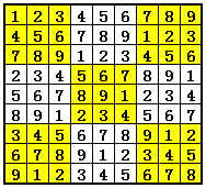 [网页游戏]数独生成算法及实例