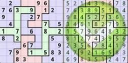 HDU 4069 Squiggly Sudoku（DLX）（The 36th ACM/ICPC Asia Regional Fuzhou Site —— Online Contest）