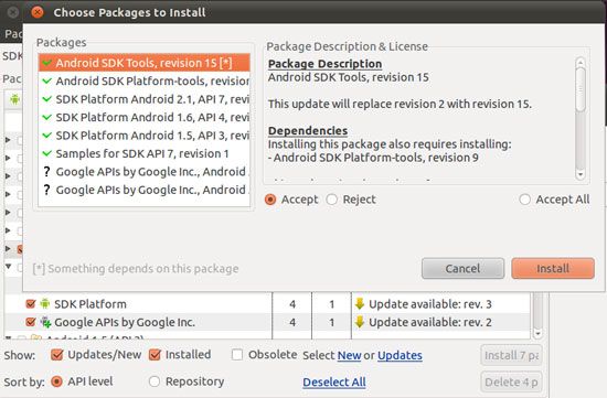 Ubuntu下安装Android Eclipse开发环境