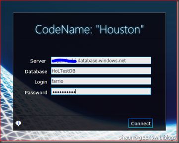 SQL Azure 一款强大的管理工具- Houston CTP 1(转+译)