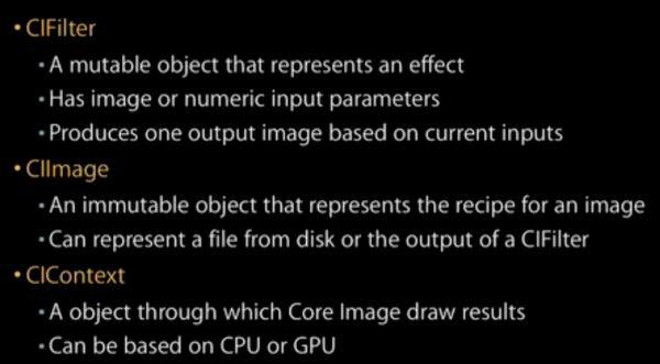 IOS 中的CoreImage框架（framework）