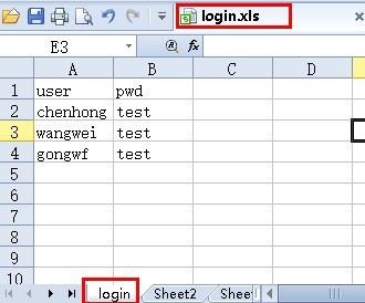 使用datatable 将测试数据与业务分离