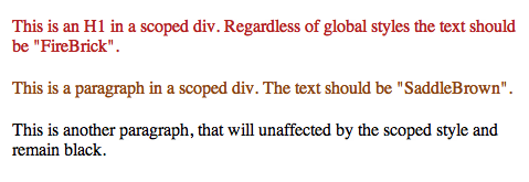 Saving the Day with Scoped CSS