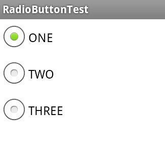 Android控件之RadioButton