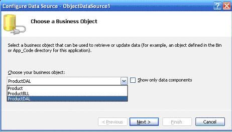 ASP.NET2.0 ObjectDataSource的使用详解（1） 