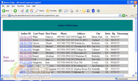 使用asp.net 2.0和SQL SERVER 2005构建多层应用