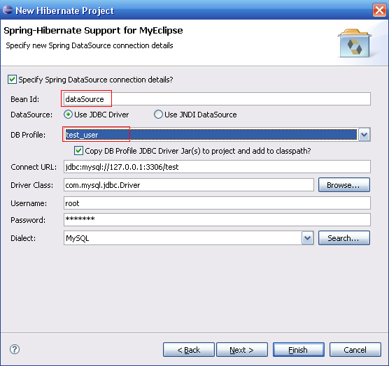 使用myeclipse集成struts,hibernate,spring的一个示例程序（图十）