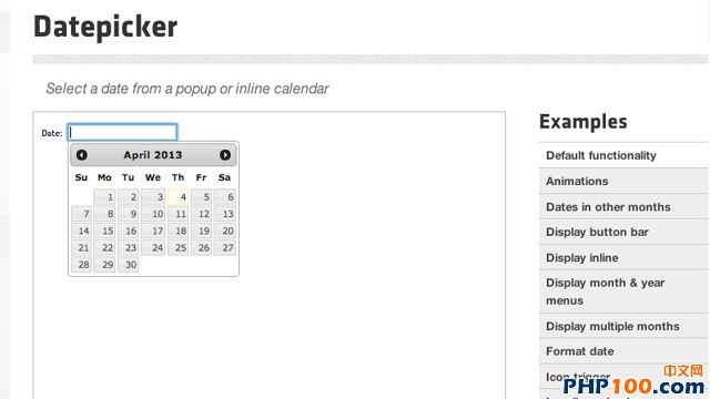 jQuery UI Date Picker