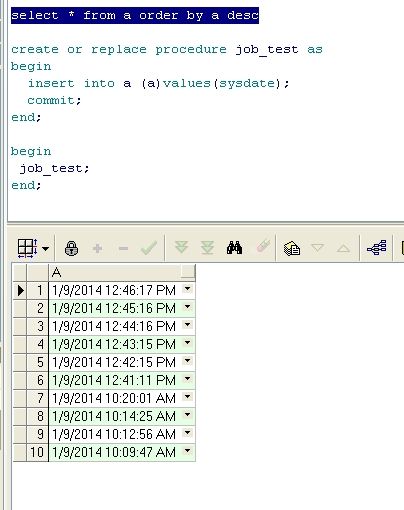 PL/SQL 的一些用法