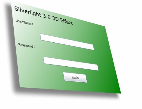 silverlight 3D 简单特效的实现。