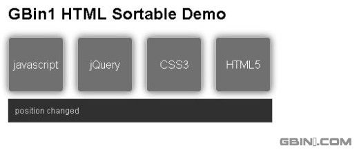 一个轻量级的jQuery拖拽排序插件 - HTML5 Sortable