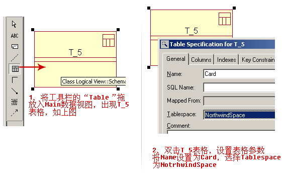 用Rational <wbr>Rose来建立数据库表