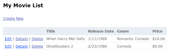 ASP.NET MVC 3 (Adding a Create Method and Create View ) (6/9)