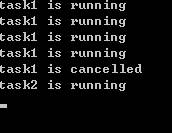 多任务编程(二)取消任务