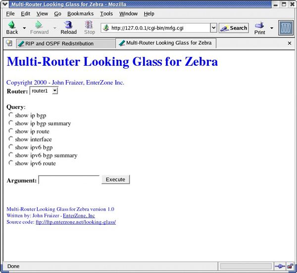 The multi-router looking glass