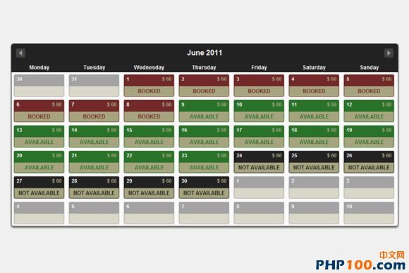 Booking Calendar PRO