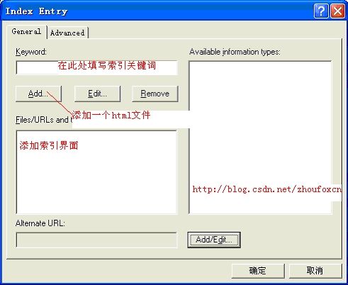 HTML Help WorkShop制作chm图解