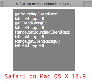 Safari on iOS 7 中Element.getClientRects的Bug