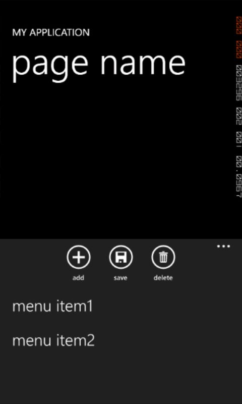 WP7 开发（十四） ApplicationBar