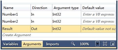 WF4 Activity Data Model---Argument