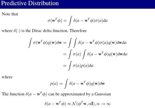 PRML读书会第四章 Linear Models for Classification(贝叶斯marginalization、Fisher线性判别、感知机、概率生成和判别模型、逻辑回归)