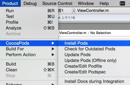 MAC使用CocoaPods