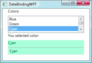 Data Binding in WPF