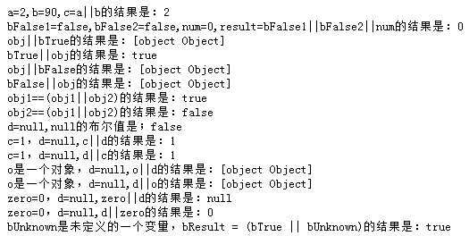 JavaScript学习总结(四)——逻辑OR运算符详解