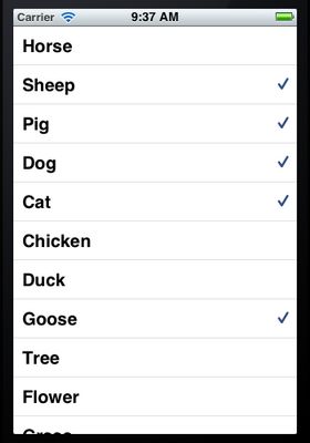 UITableView