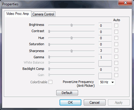 Configuration Dialog