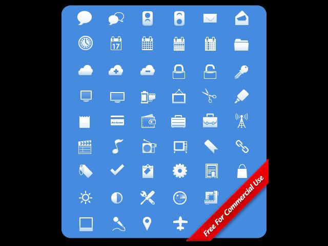 Free iPhone Toolbar Icons