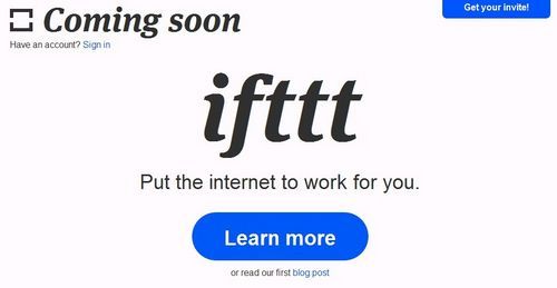 ifttt.com：让你的网络行为能引发连锁反应