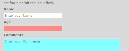 form field