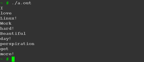 C/C++分别读取文件，以空格为分隔符