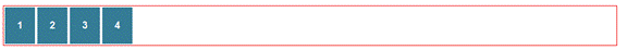 图 17. CSS3 盒子模型（水平排列）效果图