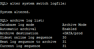 FAL[client]: Failed to request gap sequence GAP - thread 1 sequence 29-29