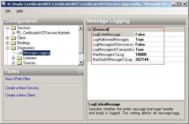 如何使用svconfigeditor.exe编辑WCF Service配置文件--配置Diagnostics进行WCF Service的log和Trace(三)_第4张图片