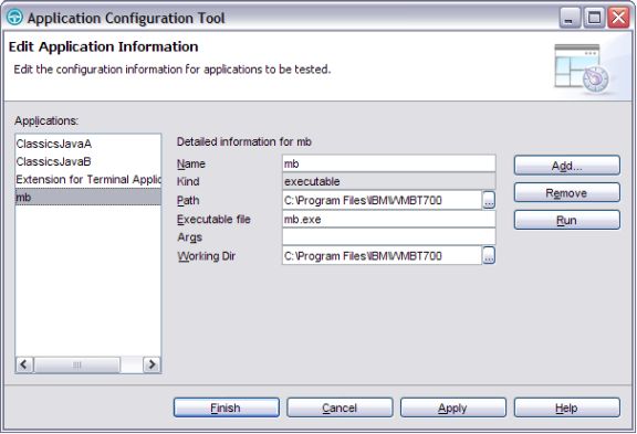 Application Configuration Tool