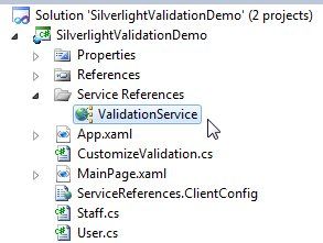 Silverlight实例教程 - Validation服务器端异步数据验证