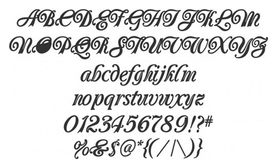 script fonts