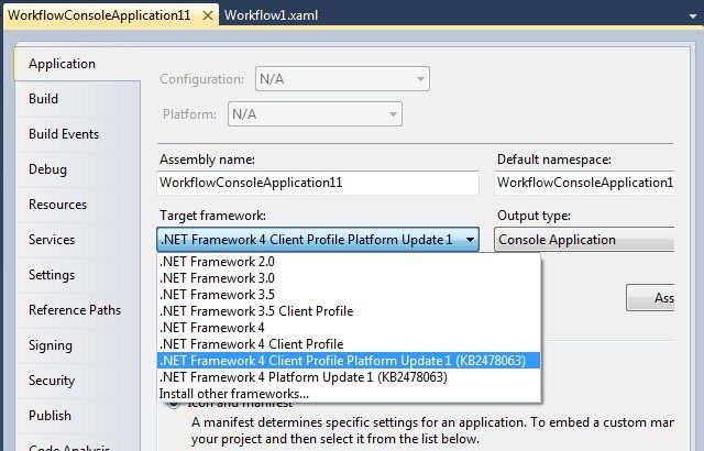 How to make the statemachine WF project templete available in the VS2010