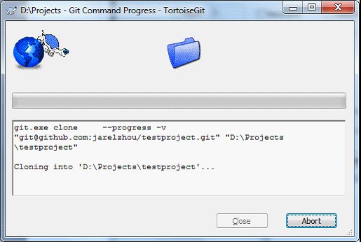 Windows Git+TortoiseGit简易使用教程