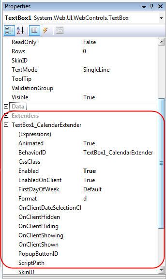 翻译 在VS2008中使用ASP.NET AJAX Control Extenders